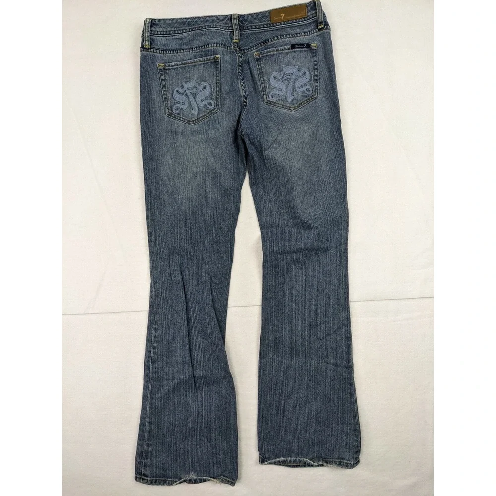 Seven7‎ Womens Jeans Sz 31 Cotton Blend Blue